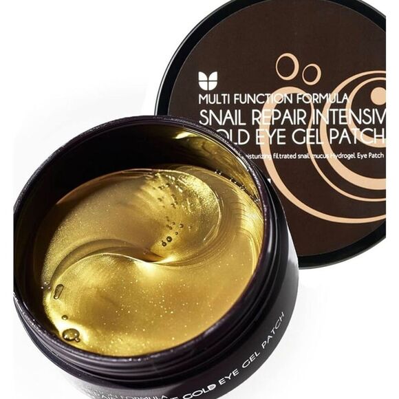 MIZON 24K Gold and Snail Mucin Hydrogel Under Eye  (30 Pairs) - Picture 2 of 5
